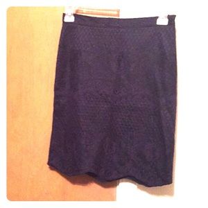 Navy Blue Pencil Skirt